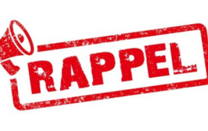 Rappel pour galette des rois