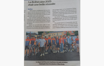 Article Courrier Cauchois pour la Bolbécaise