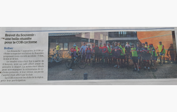 Article du courrier cauchois