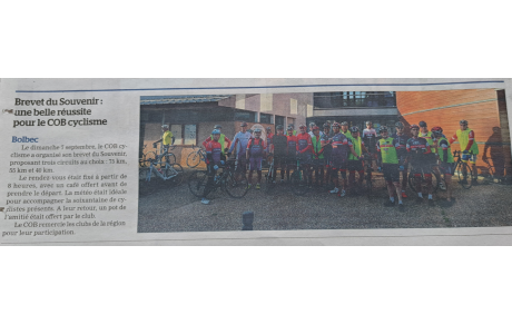 Article du courrier cauchois